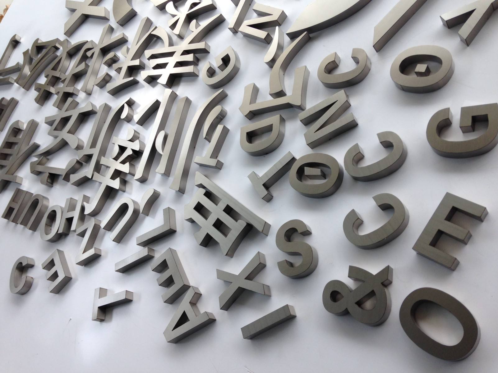 吴江不锈钢字